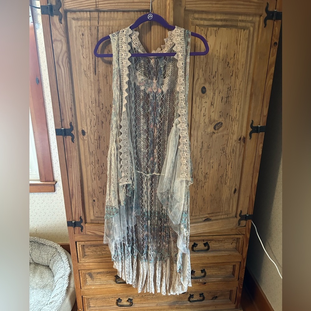 Bohemian Lace Overlay Dress